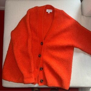 & Other Stories Fiery Orange Cardigan